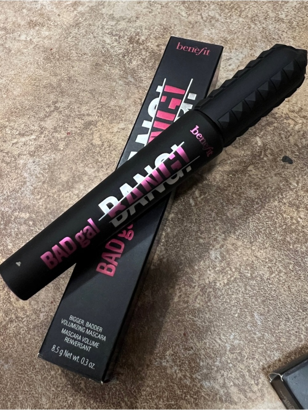 Benefit Intense Pitch Black Mascara — Black with White Label